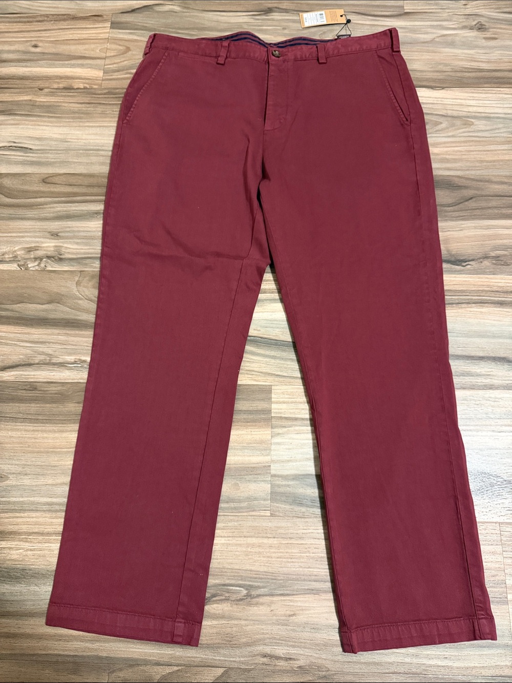 Johnston & Murphy Berry Chino Dress Pants 38x30 Mens Classic Fit Khaki NWT